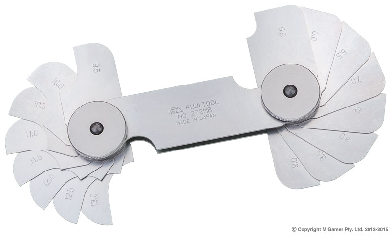 5.5-13mm Radius Gauge
